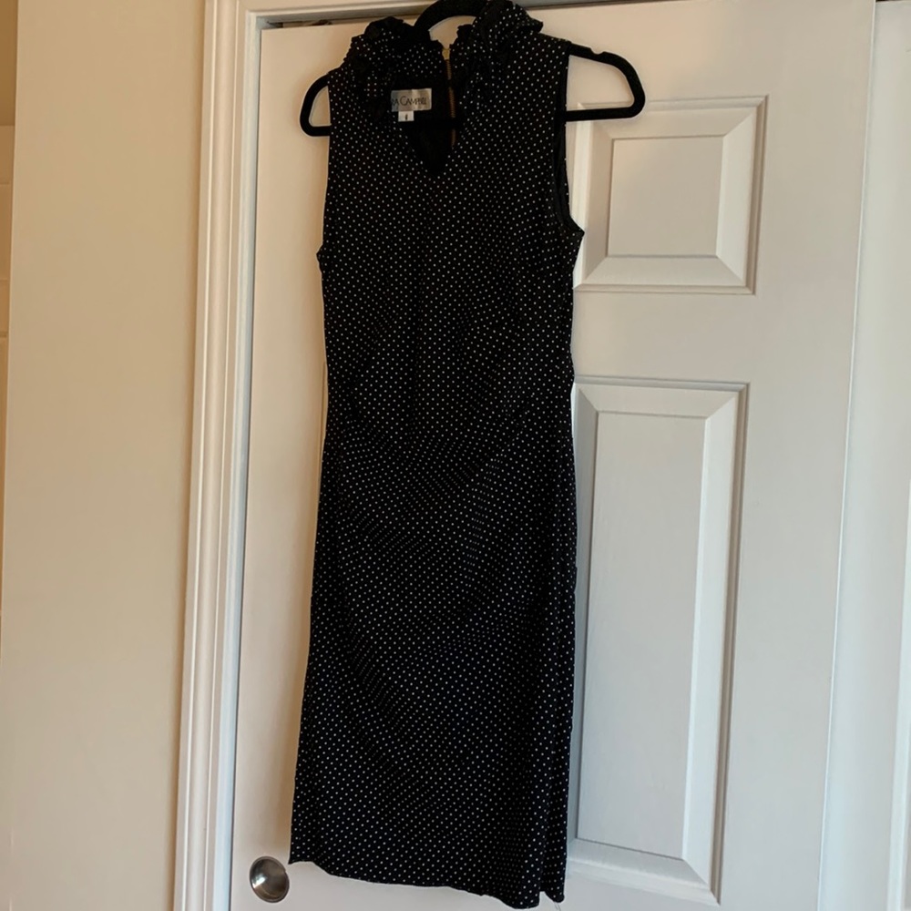 EUC Sarah Campbell stretchy shift dress